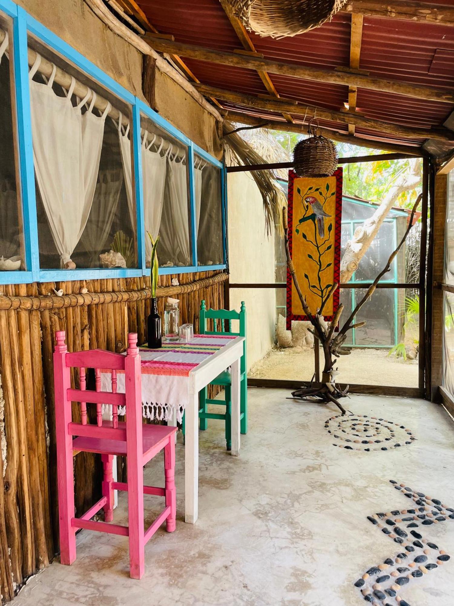 Casa Jade Ecobungalows Las coloradas Yuluc Habitación foto